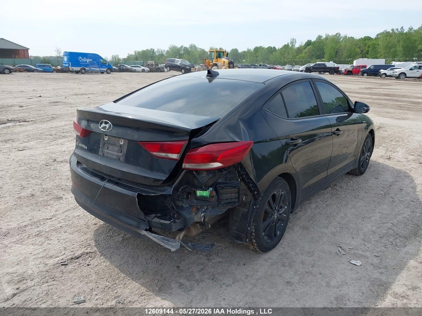 Vin: kmhd84lf9hu420132, lot: 3007398, hyundai elantra gl 20174