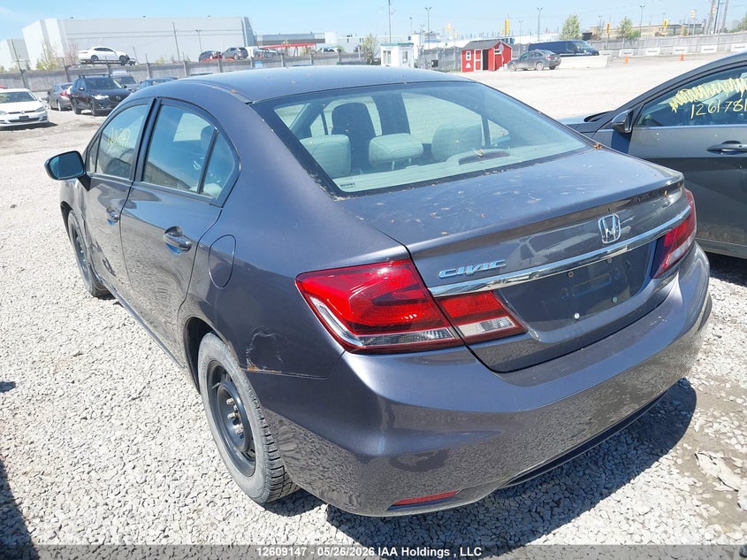 2015 HONDA CIVIC SEDAN 1.8L I-4 VVT, 143HP