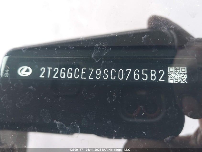 2025 Lexus Nx 350 Premium VIN: 2T2GGCEZ9SC076582 Lot: 12609187