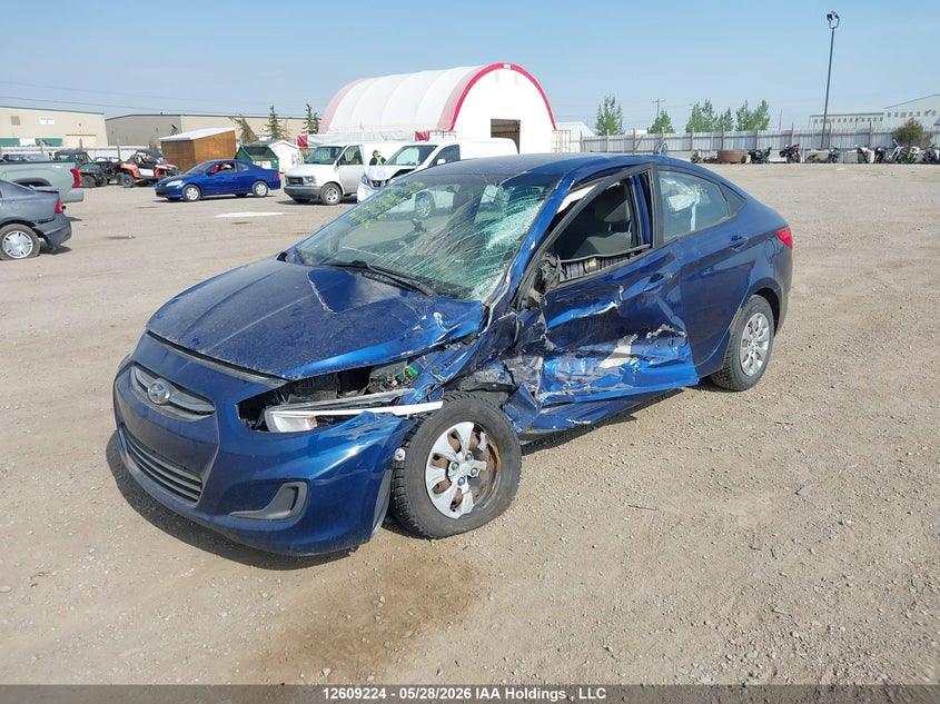 2016 Hyundai Accent, Left Side, IAAI, VIN KMHCT4AE4GU055992 — photo 2