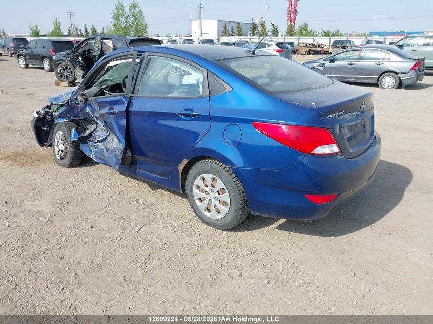 2016 HYUNDAI ACCENT HATCHBACK 1.6L I-4 DI, DOHC, VVT, 137HP