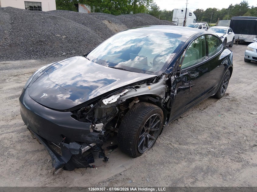 2022 Tesla Model 3, Front, IAAI, VIN 5YJ3E1EB3NF339858 — photo 2