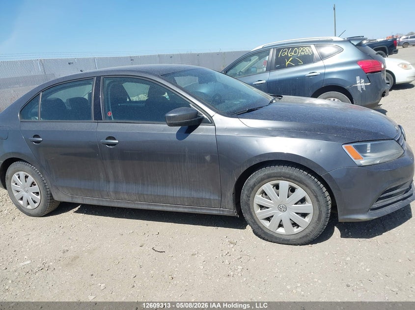 2017 Volkswagen Jetta 1.4 Tsi Trendline+ VIN: 3VW2B7AJ1HM322834 Lot: 12609313