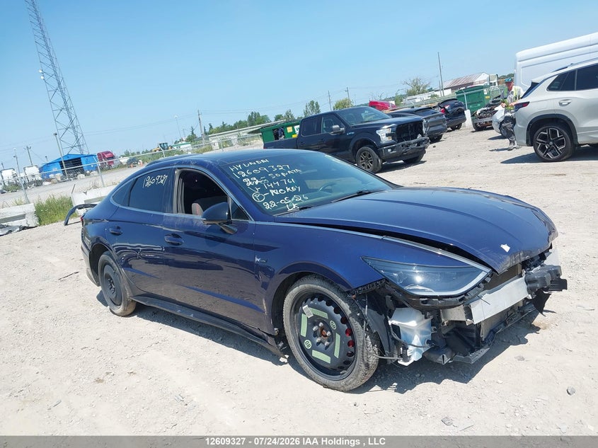 2022 Hyundai Sonata N Line, Изъятое, IAAI, VIN 5NPEK4JC6NH144761