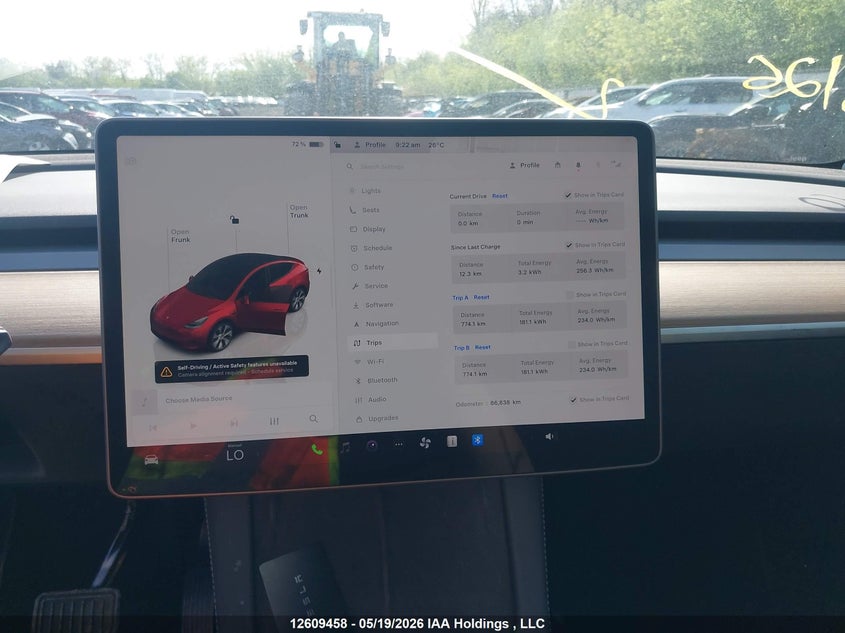 2022 Tesla Model Y VIN: 7SAYGDEE5NF576818 Lot: 12609458