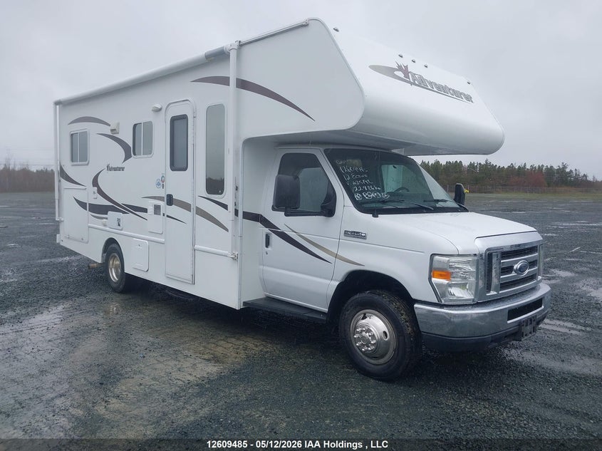 2012 Ford Econoline 6.8 E450 Super Duty Cutwy Van white Lot 111012609485 Vin 1FDXE4FS3CDA25192