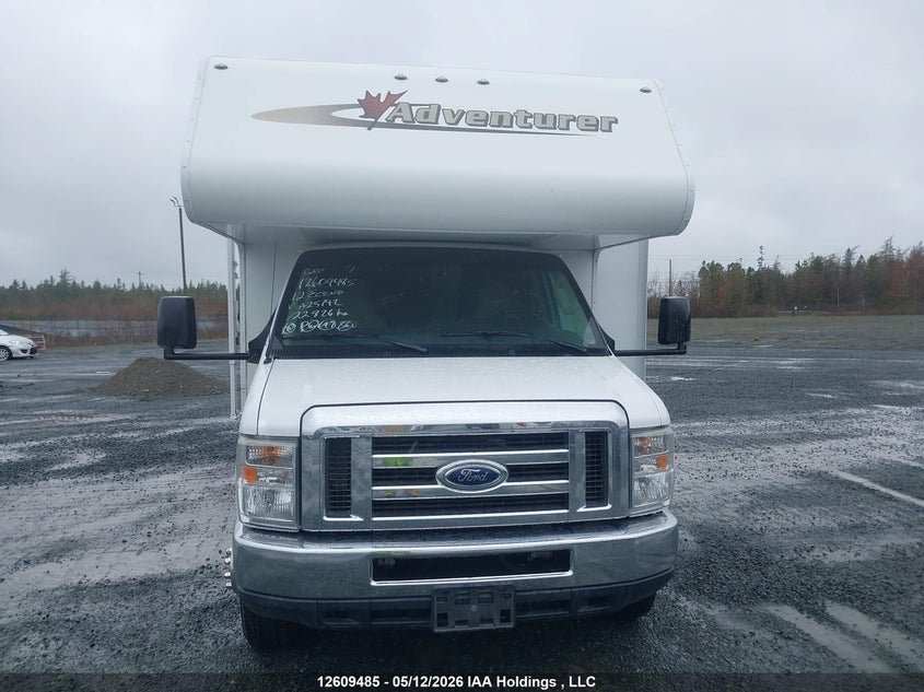2012 Ford Econoline 6.8 E450 Super Duty Cutwy Van white Lot 111012609485 Vin 1FDXE4FS3CDA25192