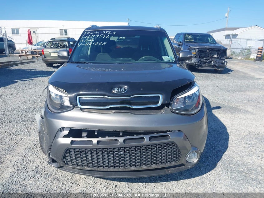 2014 Kia Soul 2.0 Ex/Ex+/Ex+ Eco grey Lot 111012609516 Vin KNDJP3A57E7081668
