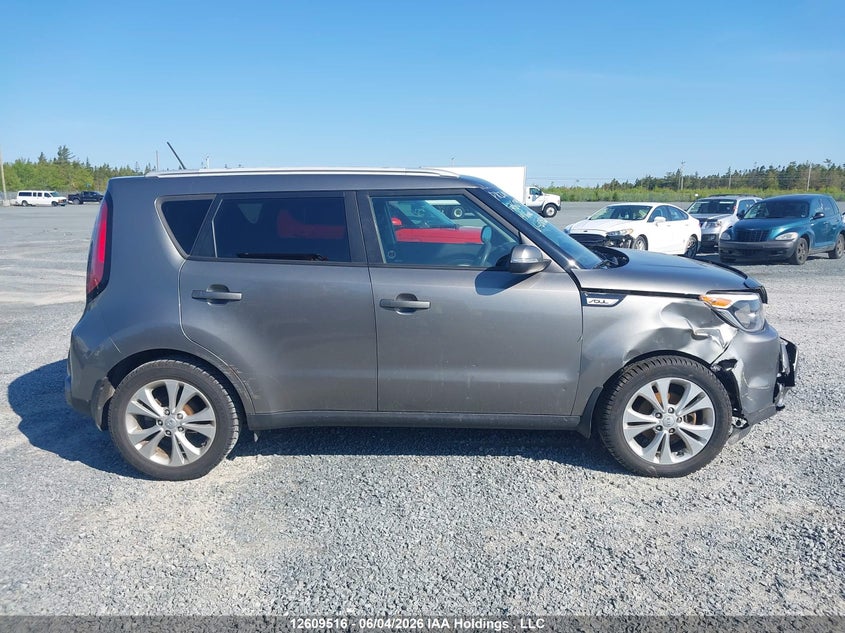 2014 Kia Soul 2.0 Ex/Ex+/Ex+ Eco grey Lot 111012609516 Vin KNDJP3A57E7081668