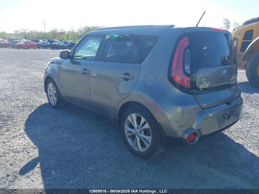 2014 Kia Soul 2.0 Ex/Ex+/Ex+ Eco grey Lot 111012609516 Vin KNDJP3A57E7081668