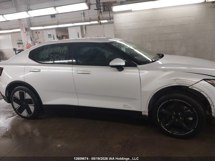 2025 Polestar 2 Long Range Single Motor VIN: YSMFE3KAXSL314344 Lot: 12609674