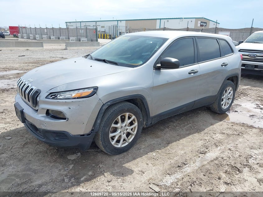 Vin: 1c4pjlab7gw303457, lot: 3008022, jeep cherokee sport 20162