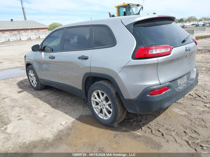 Vin: 1c4pjlab7gw303457, lot: 3008022, jeep cherokee sport 20163