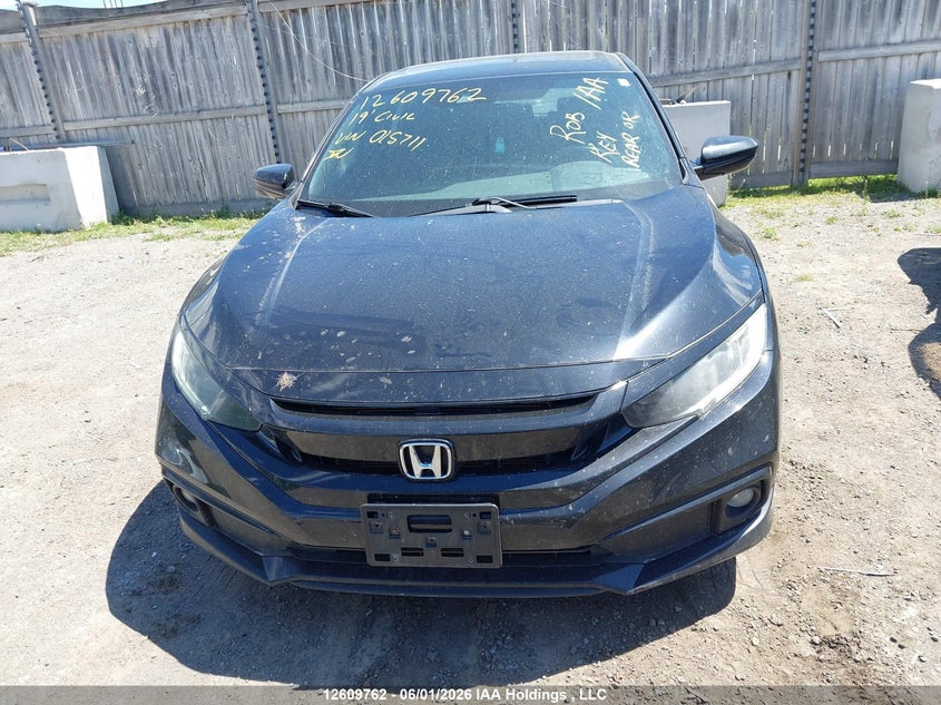 2019 HONDA CIVIC HATCHBACK 2.0L I-4 DOHC, VVT, 158HP