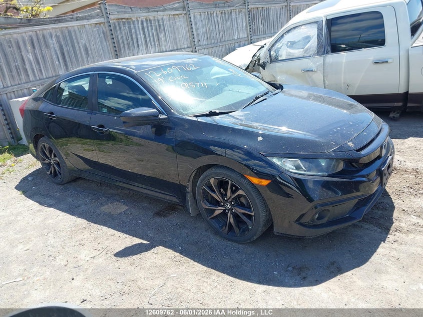 Vin: 2hgfc2f84kh015711, lot: 3008064, honda civic sport 2019 img_1