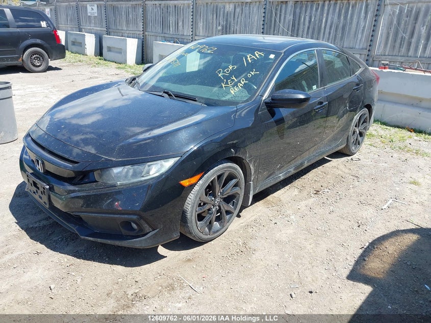 2019 HONDA CIVIC HATCHBACK 2.0L I-4 DOHC, VVT, 158HP