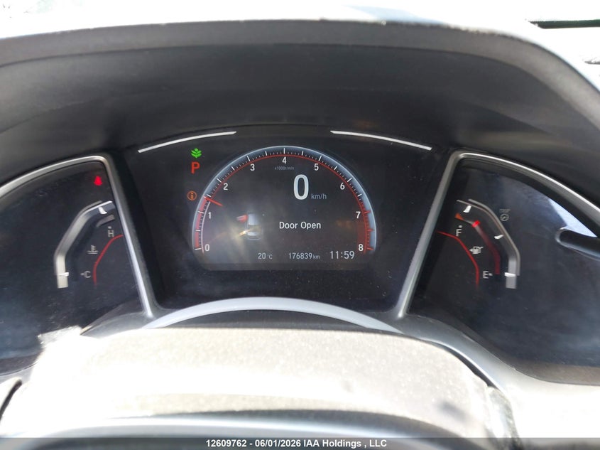 2019 HONDA CIVIC HATCHBACK 2.0L I-4 DOHC, VVT, 158HP
