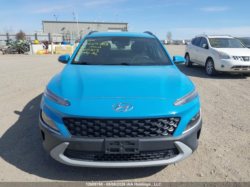 2022 Hyundai Kona Se VIN: KM8K12AB9NU811213 Lot: 12609768