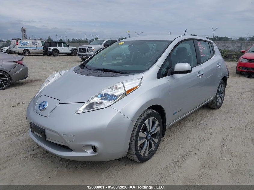 Vin: 1n4az0cp1ec332561, lot: 3008199, nissan leaf sl 20142