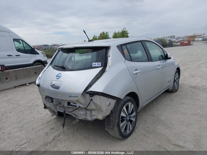 Vin: 1n4az0cp1ec332561, lot: 3008199, nissan leaf sl 20144