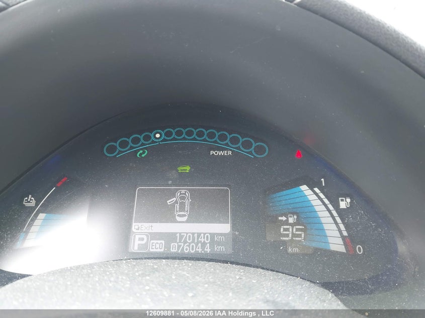 2014 Nissan Leaf Sl VIN: 1N4AZ0CP1EC332561 Lot: 12609881