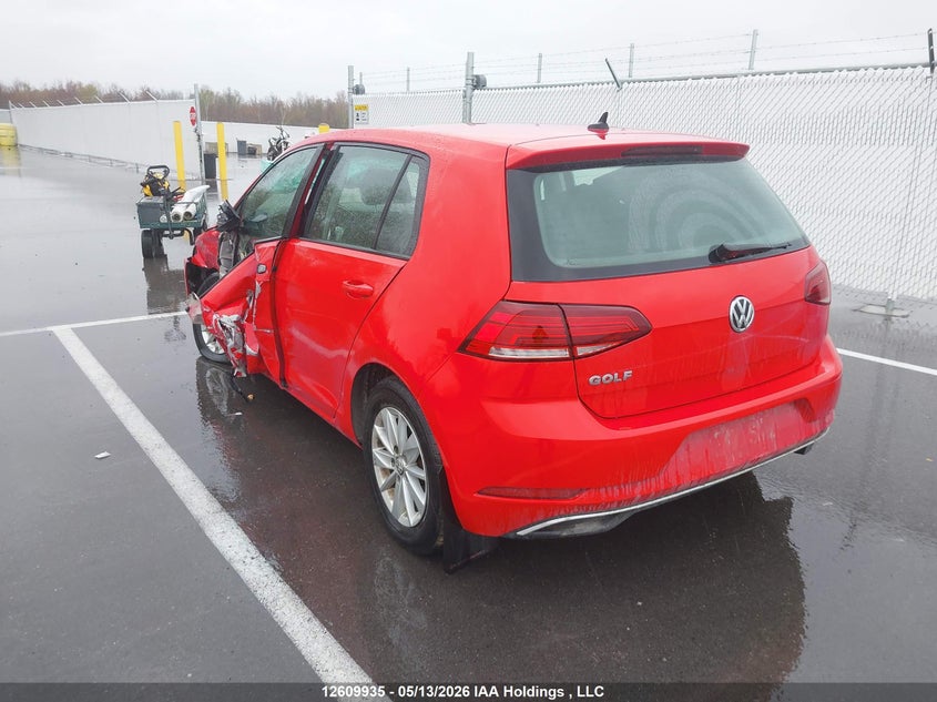 Vin: 3vww57au0km032420, lot: 3008281, volkswagen golf highline 20193