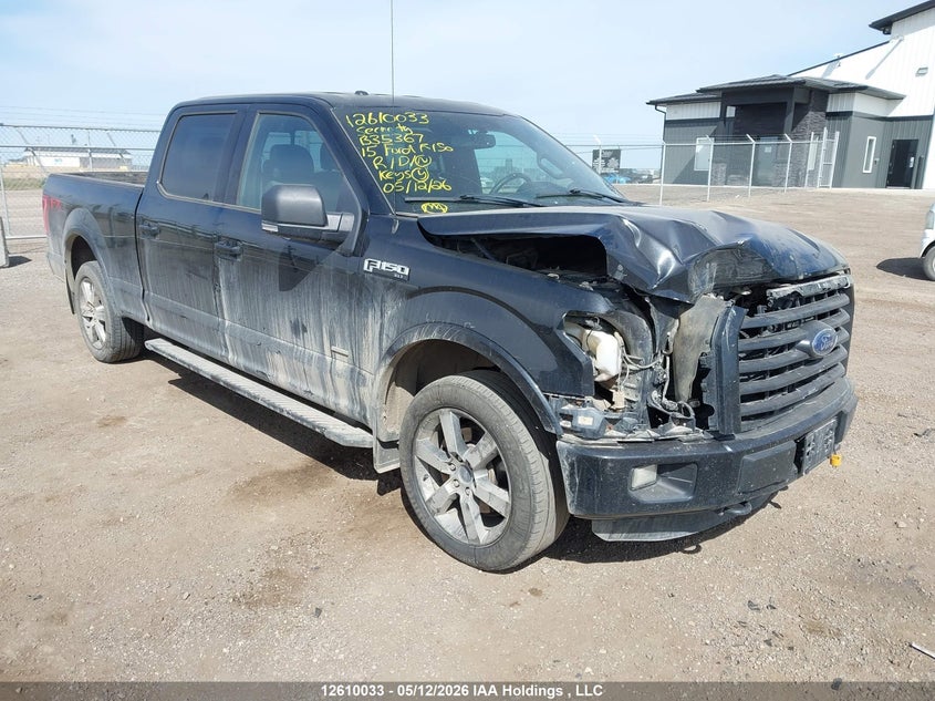 2015 Ford F-150 3.5 Xlt Black Lot 111012610033 Vin 1FTFW1EG1FFB35367