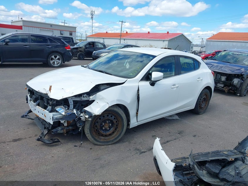 Vin: 3mzbm1l76gm286081, lot: 3008451, mazda 3 touring 20162