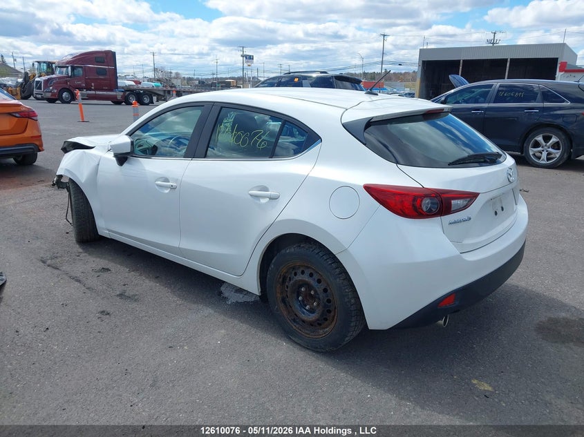 Vin: 3mzbm1l76gm286081, lot: 3008451, mazda 3 touring 20163