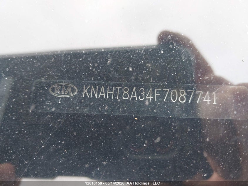 2015 Kia Rondo VIN: KNAHT8A34F7087741 Lot: 12610158