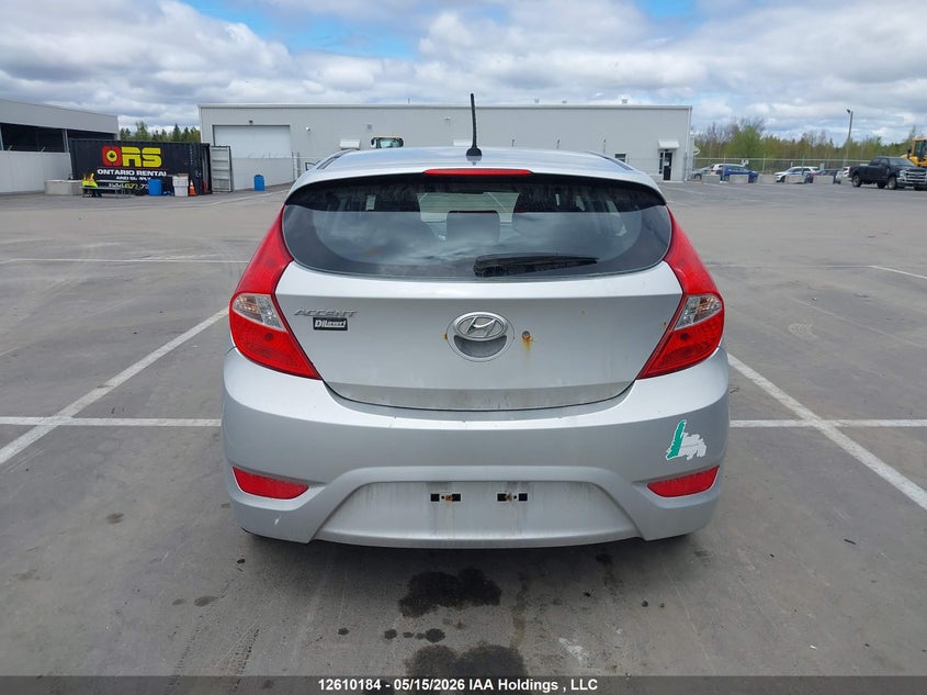 2012 Hyundai Accent Gls/Gs VIN: KMHCT5AE6CU037154 Lot: 12610184