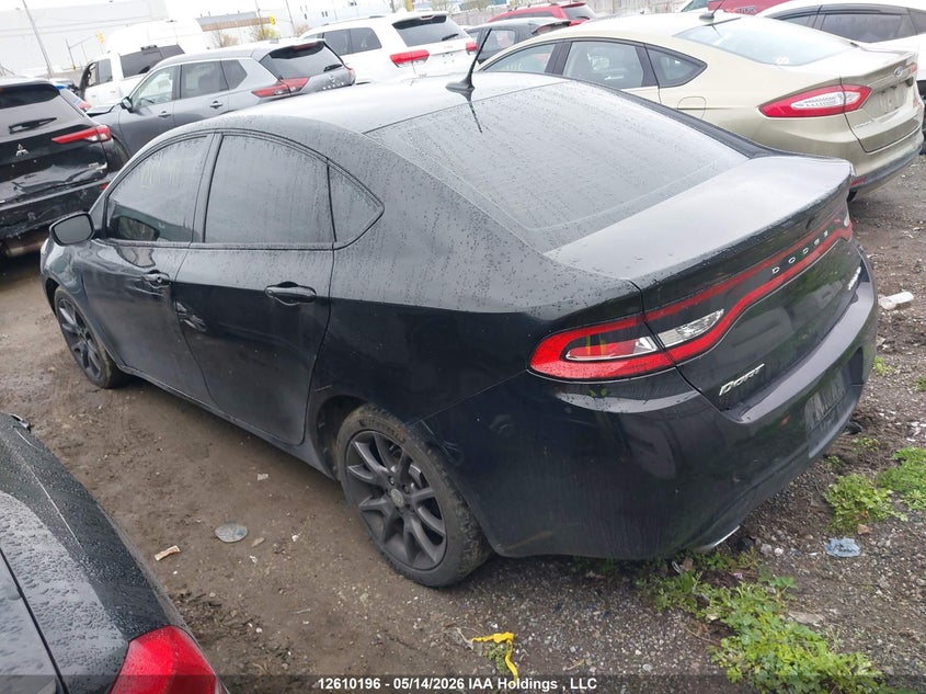 Vin: 1c3cdfbb7gd570250, lot: 3008580, dodge dart sxt 20163