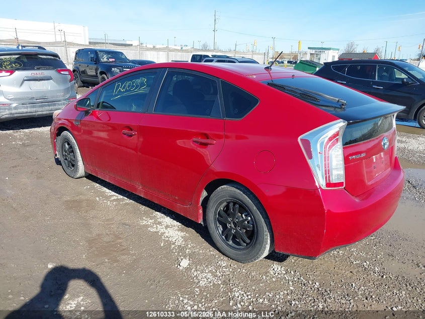 Vin: jtdkn3du9c5406486, lot: 3008718, toyota prius 20123