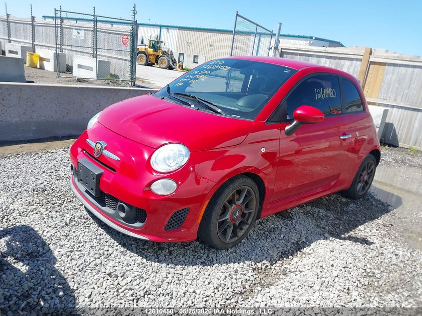 2014 Fiat 500 Abarth VIN: 3C3CFFFH5ET291816 Lot: 12610450