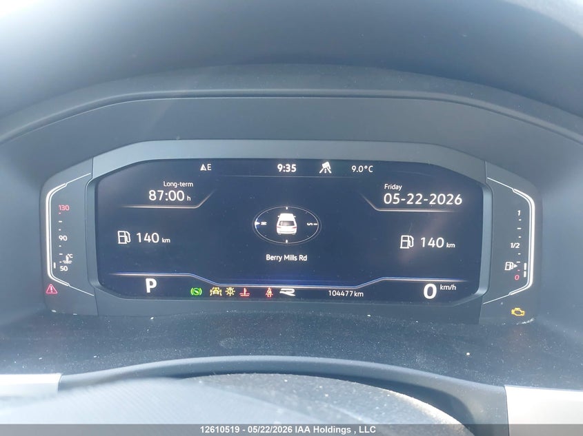 2022 Volkswagen Atlas 3.6 Fsi Execline VIN: 1V2FR2CA5NC554879 Lot: 12610519