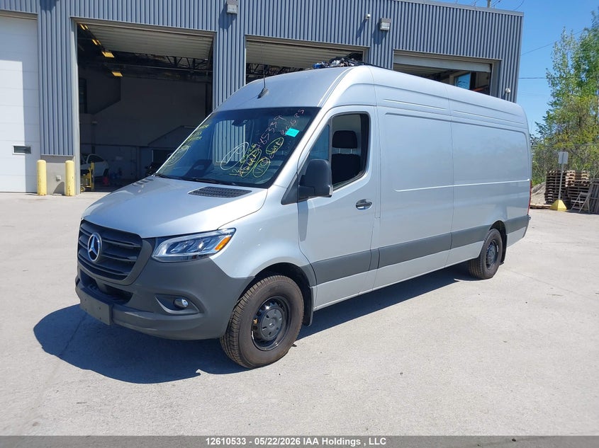 2025 Mercedes-Benz Sprinter 2500 High Roof 4-Cyl Diesel, Угон, IAAI, VIN W1Y4KCHY3SP834230 — фото 2
