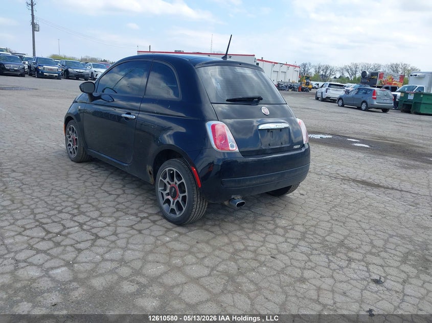 Vin: 3c3cffar1ft500793, lot: 3008971, fiat 500 pop 20153