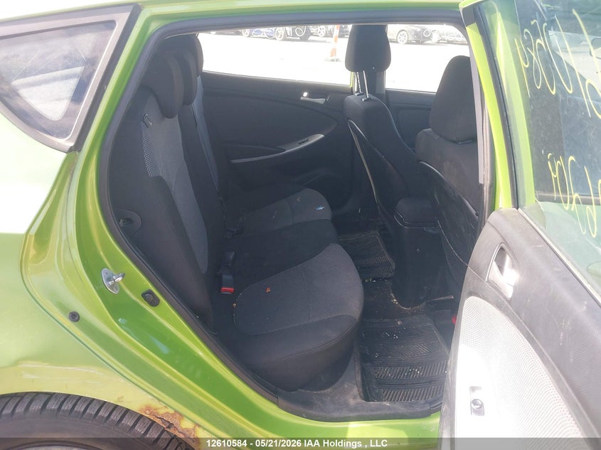 2013 Hyundai Accent Gls/Gs VIN: KMHCT5AEXDU126209 Lot: 12610584