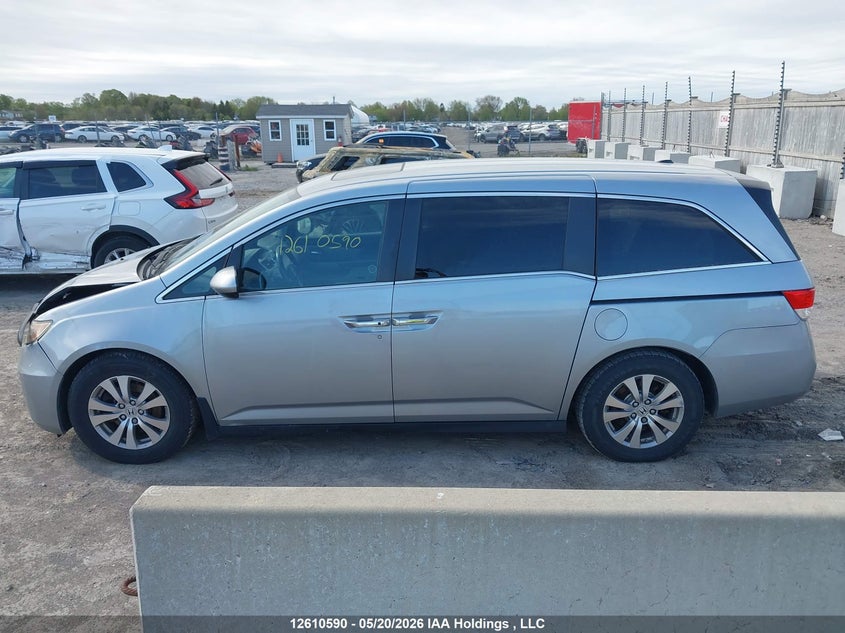 2017 Honda Odyssey Exl VIN: 5FNRL5H64HB503306 Lot: 12610590