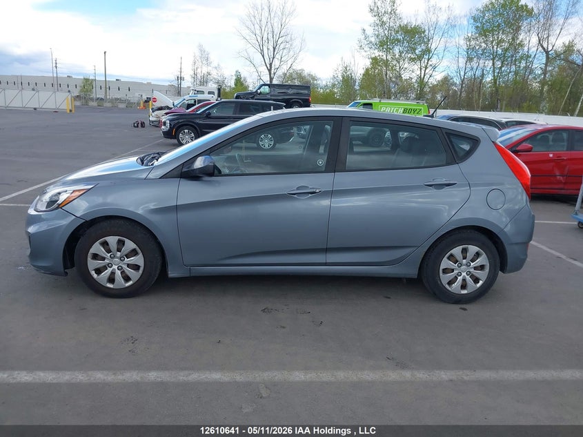 2017 HYUNDAI ACCENT HATCHBACK 1.6L I-4 DI, DOHC, VVT, 137HP