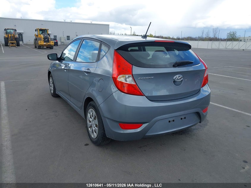 2017 HYUNDAI ACCENT HATCHBACK 1.6L I-4 DI, DOHC, VVT, 137HP