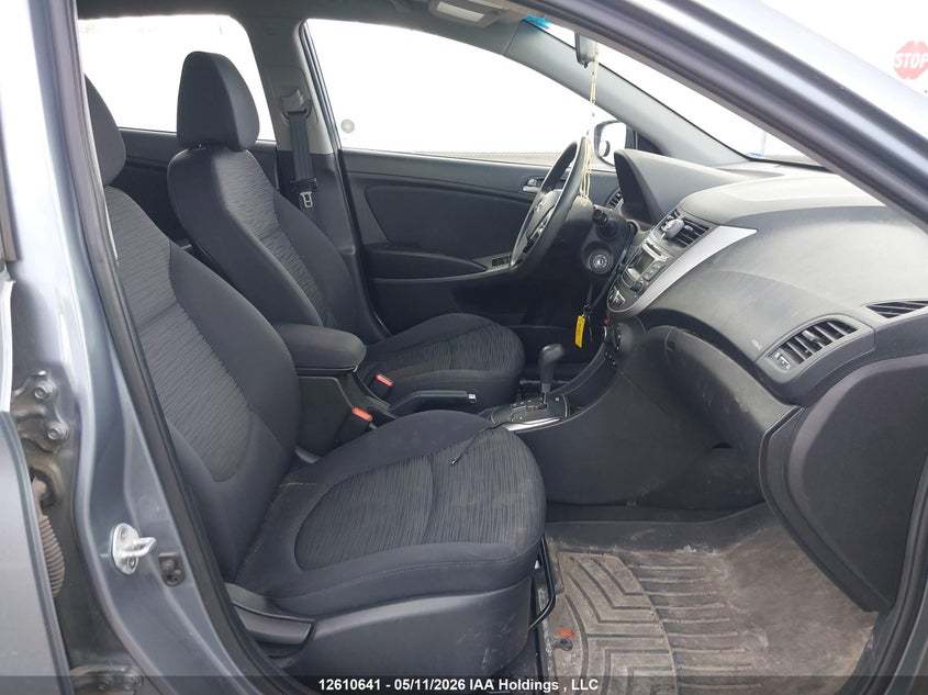 2017 HYUNDAI ACCENT HATCHBACK 1.6L I-4 DI, DOHC, VVT, 137HP