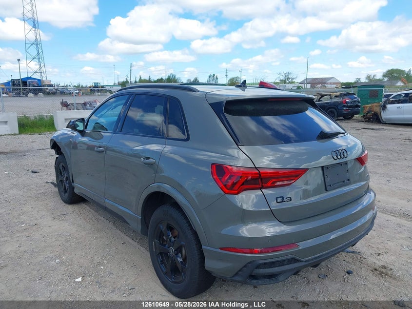2025 AUDI Q3 SPORT UTILITY VEHICLE 2.0L I-4 DI, DOHC, VVT, TURBO, 228HP