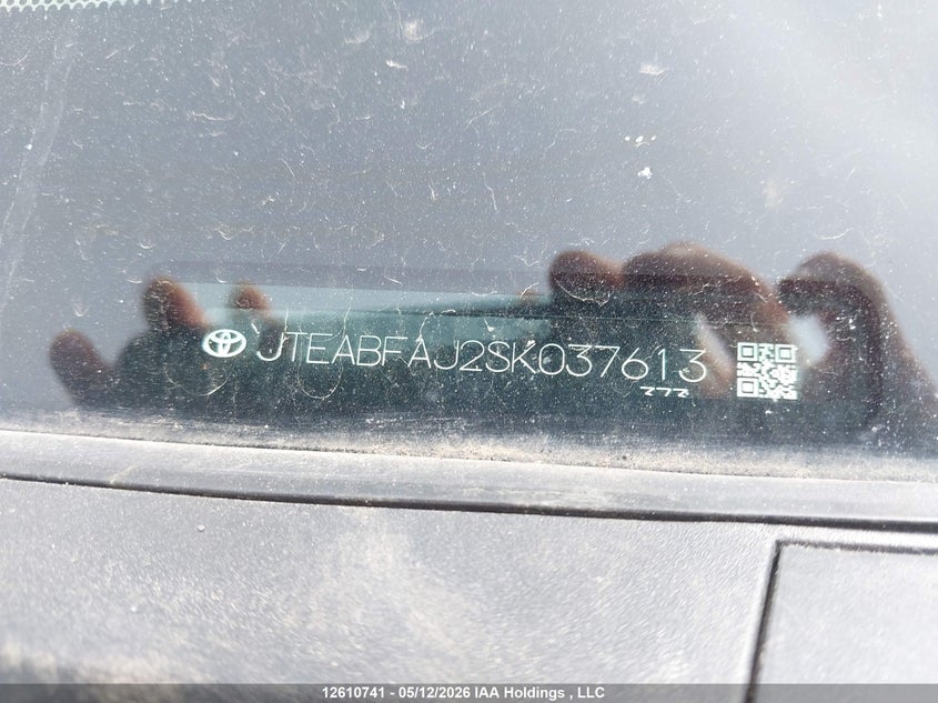 2025 Toyota Land Cruiser VIN: JTEABFAJ2SK037613 Lot: 12610741