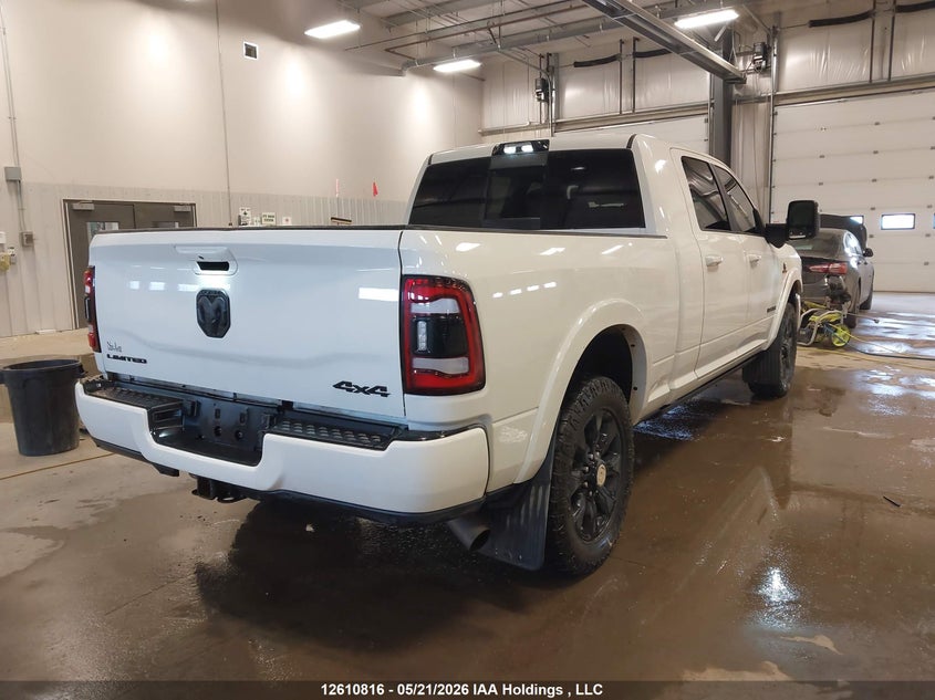 2023 Ram 2500 6.7 Limited White Lot 111012610816 Vin 3C6UR5TL5PG584600