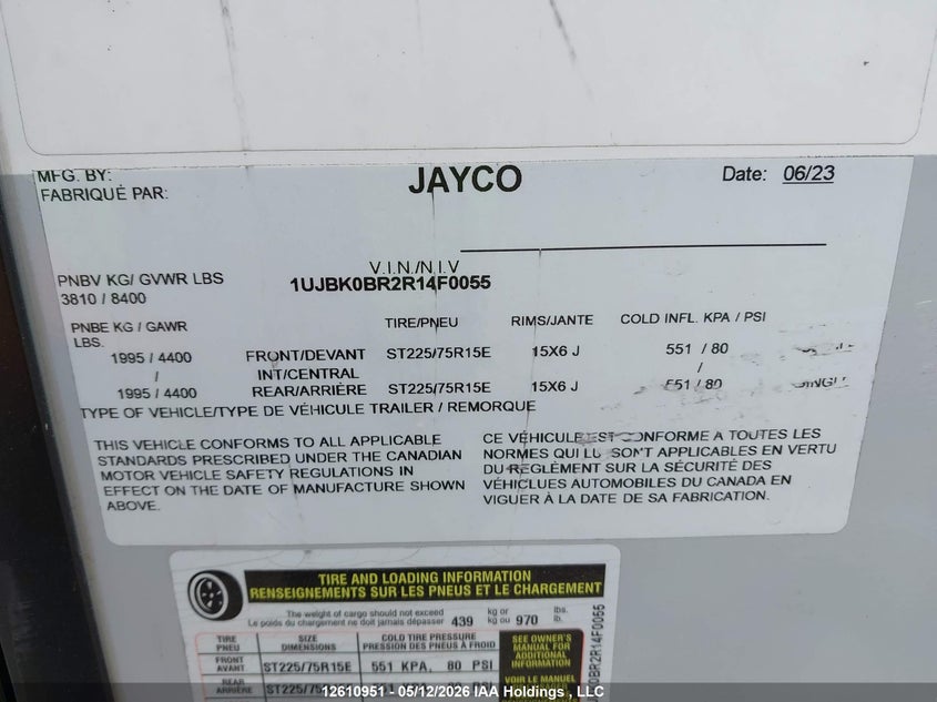 2024 OTHER JAYCO TRAILER N/A