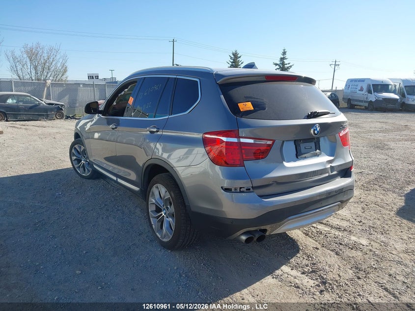 Vin: 5uxwx7c58h0u40743, lot: 3009366, bmw x3 xdrive35i 20173