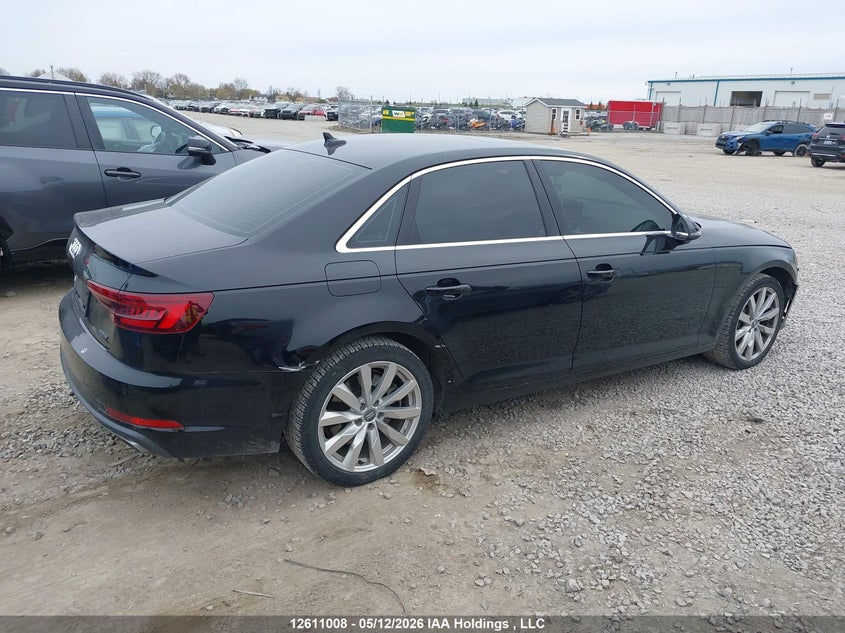 2019 Audi A4 VIN: WAUANAF48KA038592 Lot: 12611008