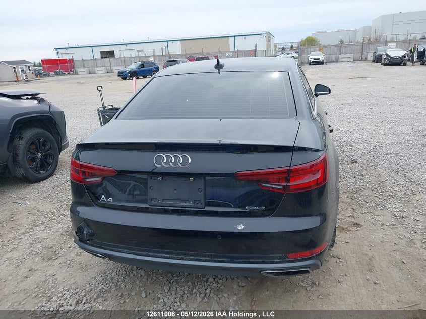 2019 Audi A4 VIN: WAUANAF48KA038592 Lot: 12611008