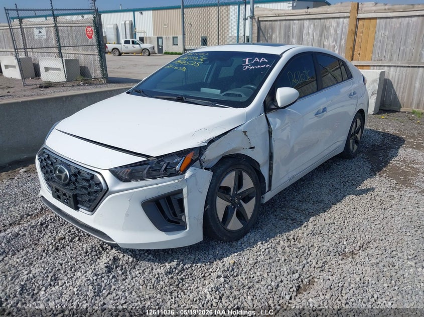 Vin: kmhc05lc7mu254525, lot: 3009441, hyundai ioniq hybrid ultimate 20212
